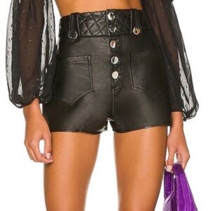 NBD Leather Shorts